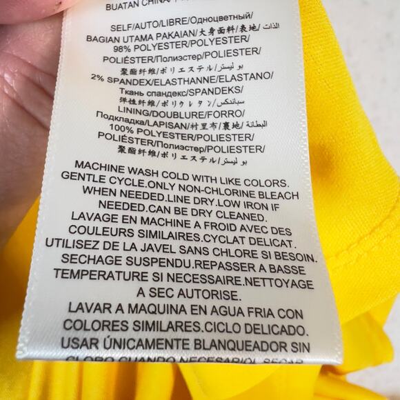 BCBGeneration 36"L Fit & Flare Midi Skirt Lrg 1/2 Lined Boho Retro Floral 60's - Picture 14 of 16